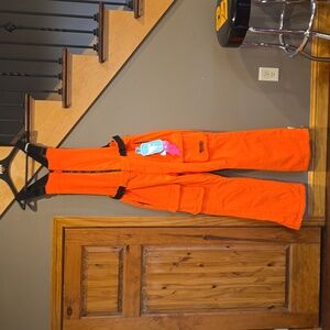 DSG orange hunting bibs